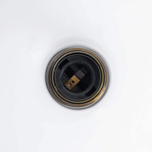 Pendellampe højdejusterbar E27 Ø 22 cm metal glans mørkeblå