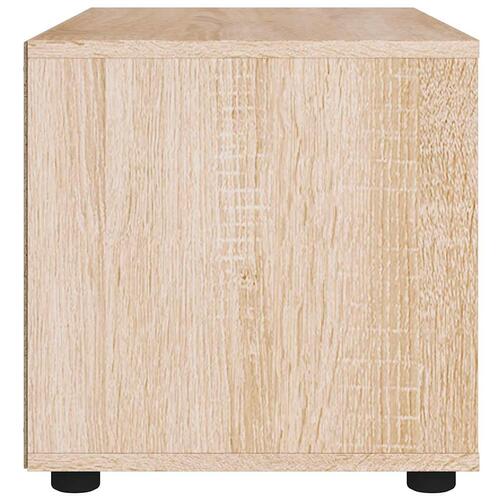 TV-bord VISNES 60x40x38 cm konstrueret træ sonoma-eg