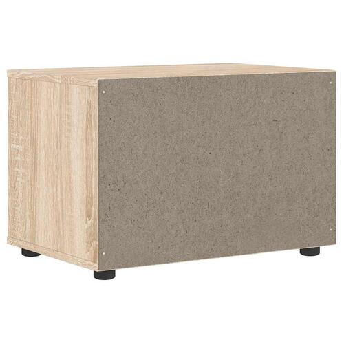TV-bord VISNES 60x40x38 cm konstrueret træ sonoma-eg