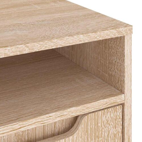 TV-bord VISNES 60x40x38 cm konstrueret træ sonoma-eg