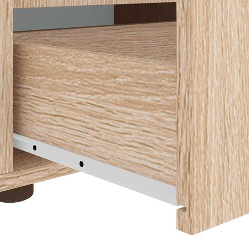 TV-bord VISNES 60x40x38 cm konstrueret træ sonoma-eg