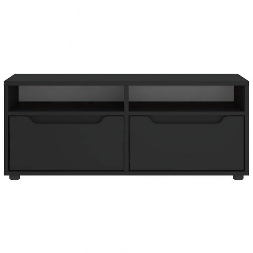 TV-bord VISNES - sort 100 x 40 x 38 cm