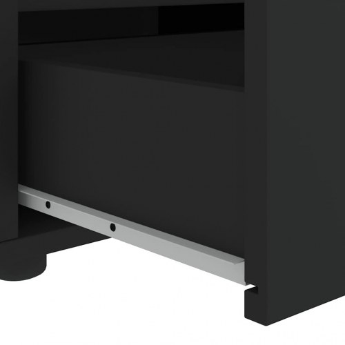 TV-bord VISNES - sort 100 x 40 x 38 cm