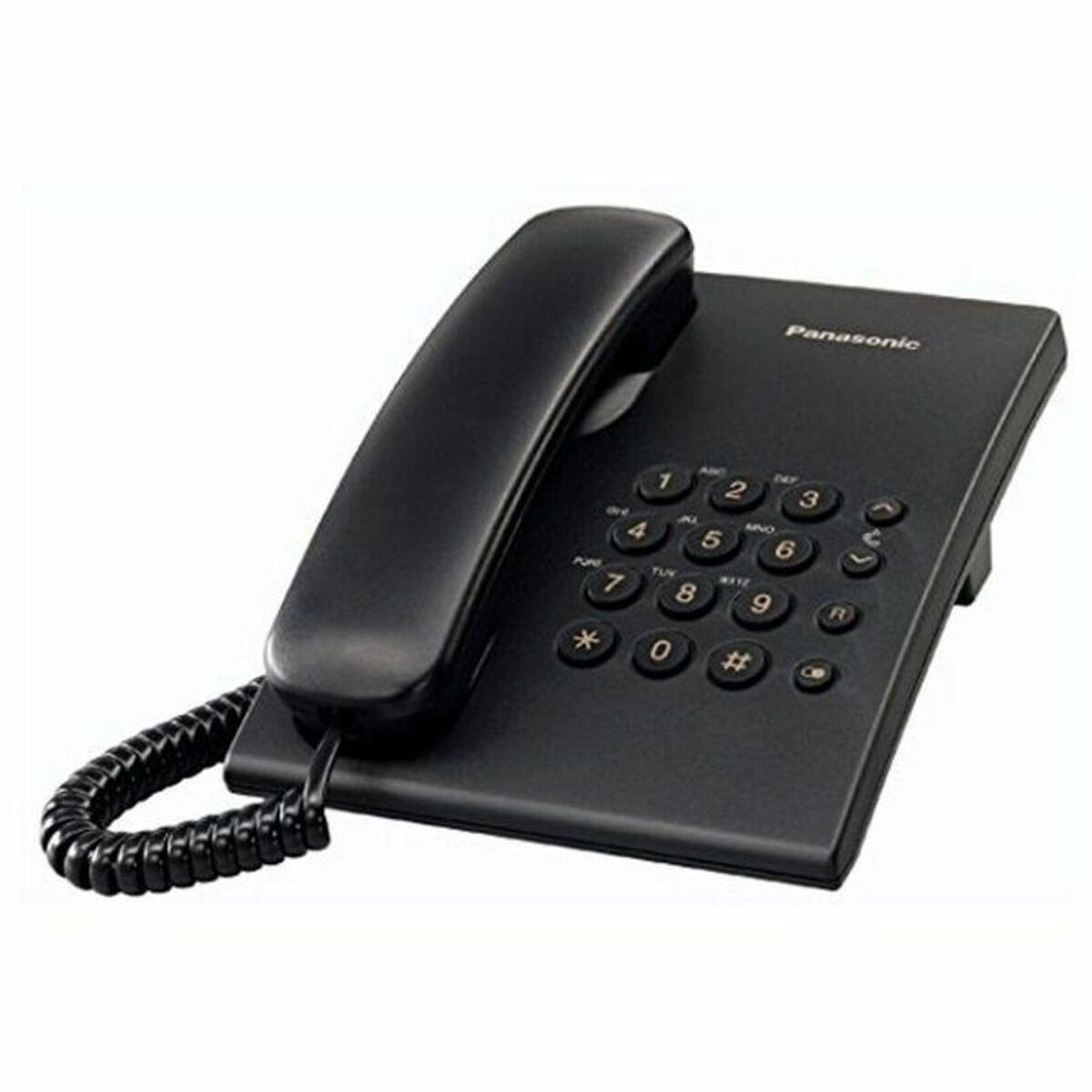 Fastnettelefon Panasonic Kx Ts500exb Sort
