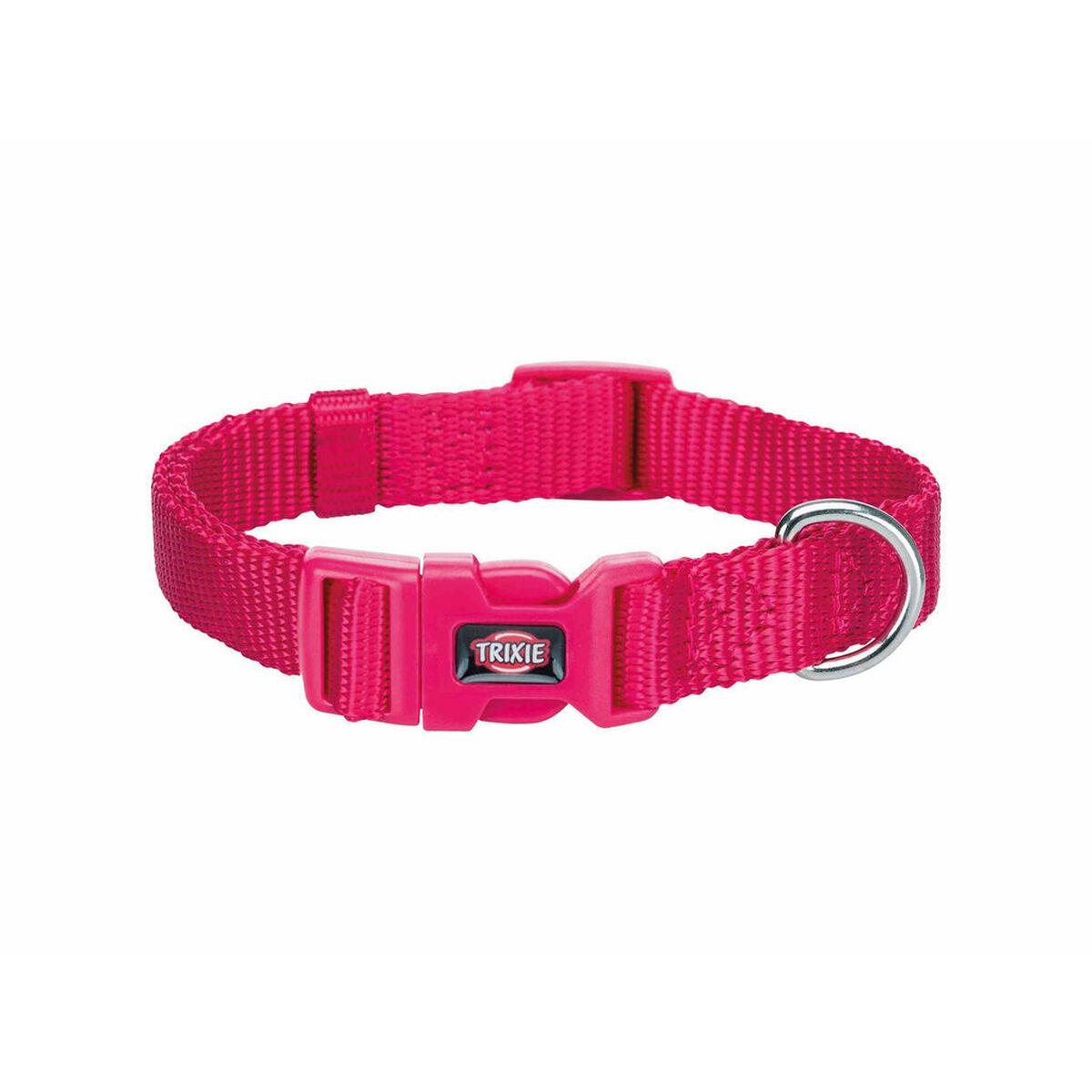 Hundehalsbånd Trixie New Premium - fuchsia S (25-40 cm)