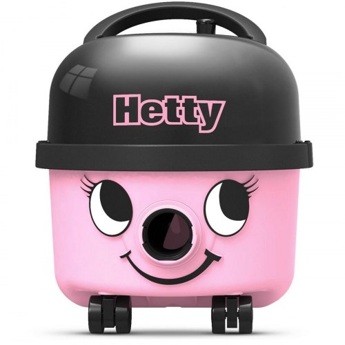 Numatic Hetty 160 stavstøvsuger/cylindermodell - 620 W, sort/lyserød