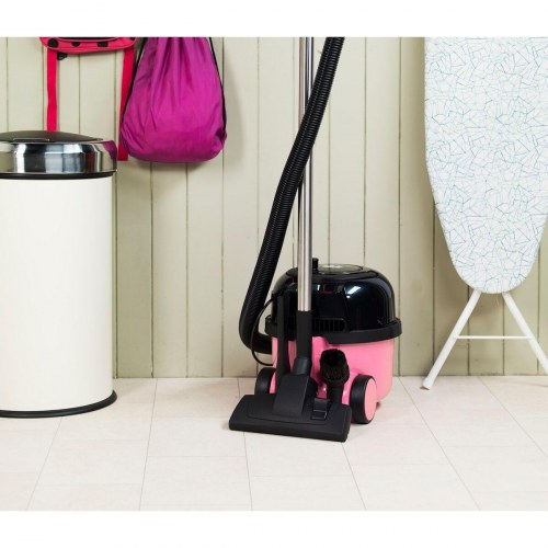 Numatic Hetty 160 stavstøvsuger/cylindermodell - 620 W, sort/lyserød