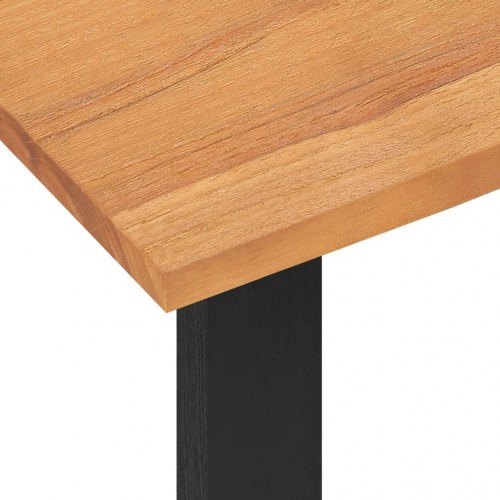 Skrivebord 100x45x75 cm massivt teaktræ