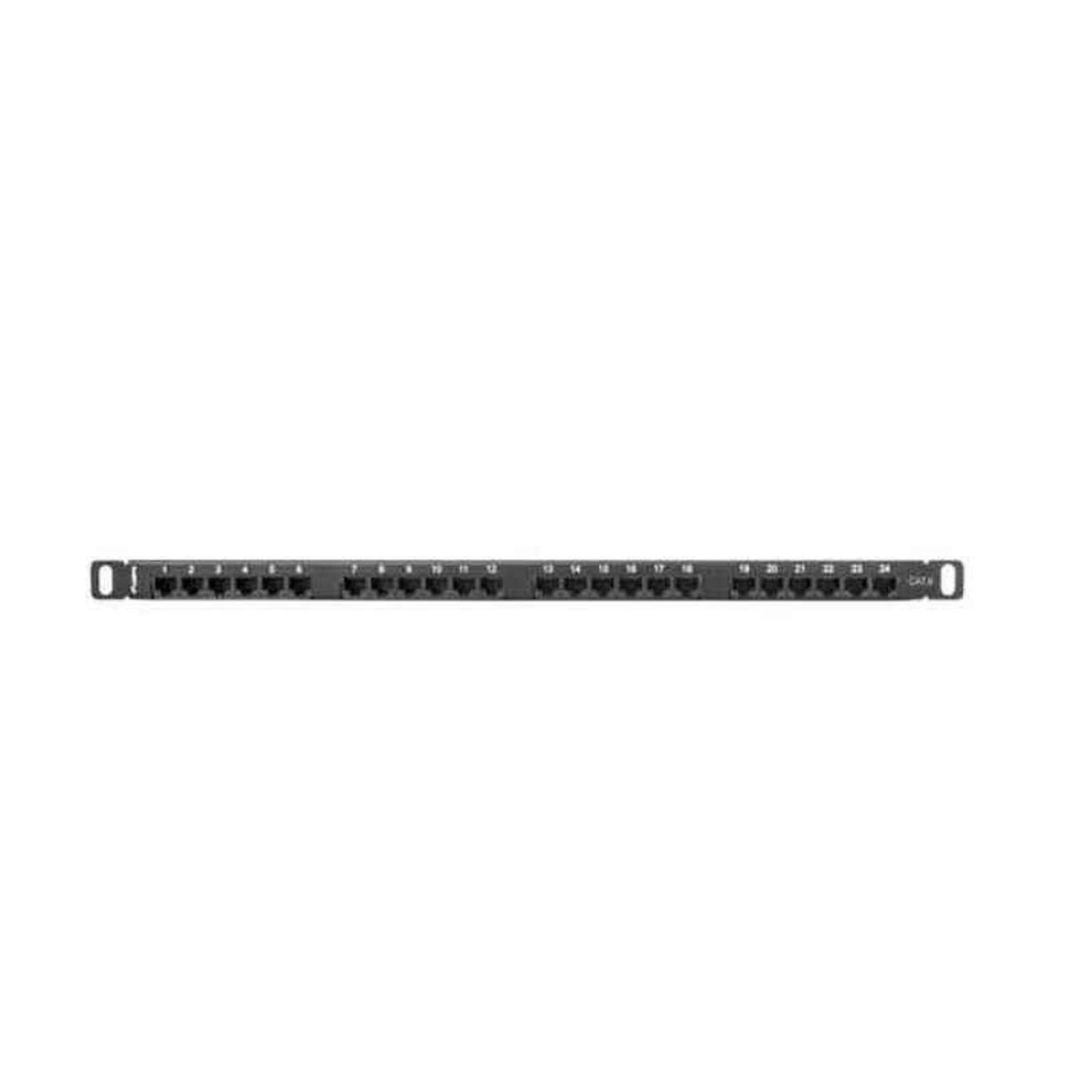 24-port UTP kategori 6 Patch Panel Lanberg PPU6-0024-B