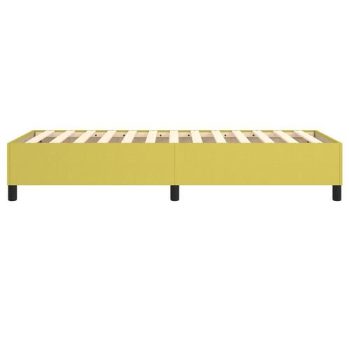 Sengeramme 90x190 cm stof grøn