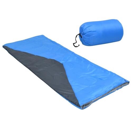 Soveposer 2 stk. 1100 g 10 °C rektangulær blå