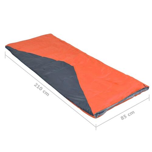 Sovepose 1100 g 10 °C rektangulær orange