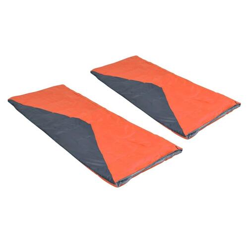 Soveposer 2 stk. 1100 g 10 °C rektangulær orange