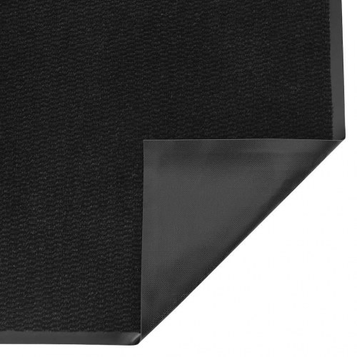 Dørmåtte - sort 115 × 400 cm, stor skridsikker indgangsmåtte