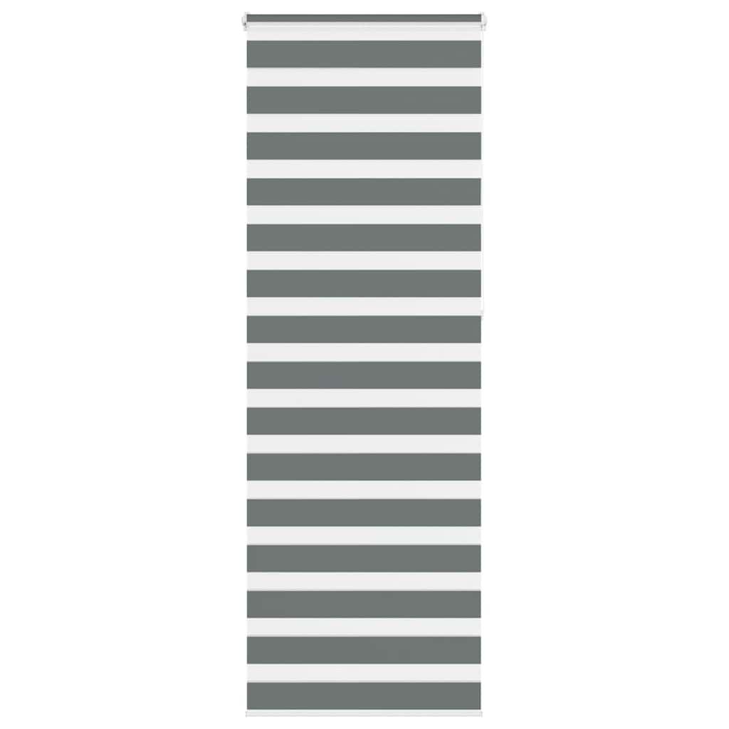Zebragardin mørkegrå 80x230 cm stofbredde 75,9 cm polyester