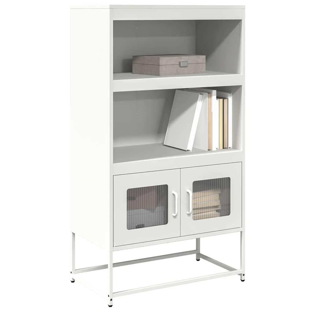 Højskab 68X39X123 Cm Stål - Hvid
