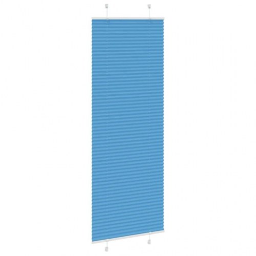 Plisségardin - blå 70×200 cm, stofbredde 69,4 cm, polyester