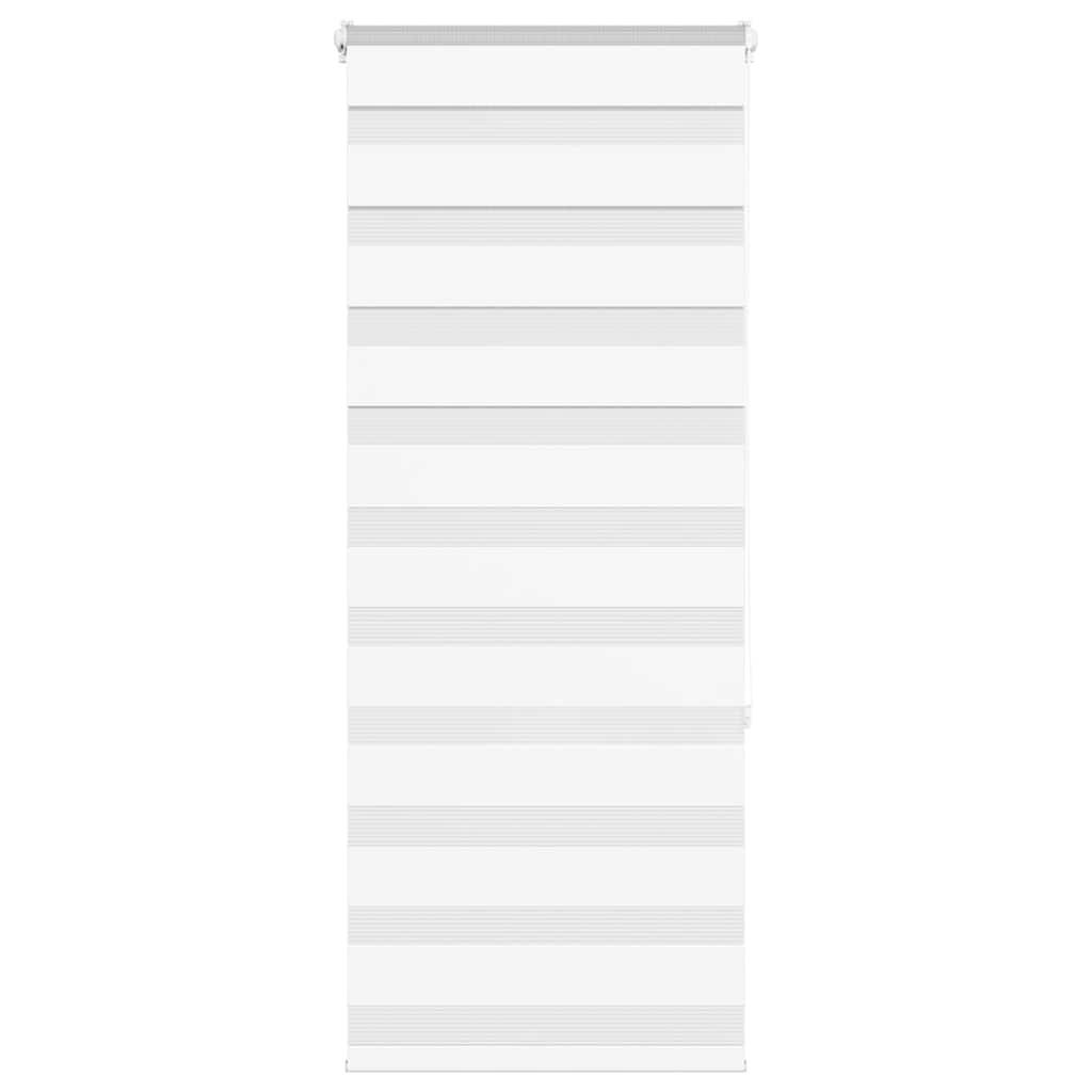 Zebragardin hvid 55x150 cm stofbredde 50,9 cm polyester billede