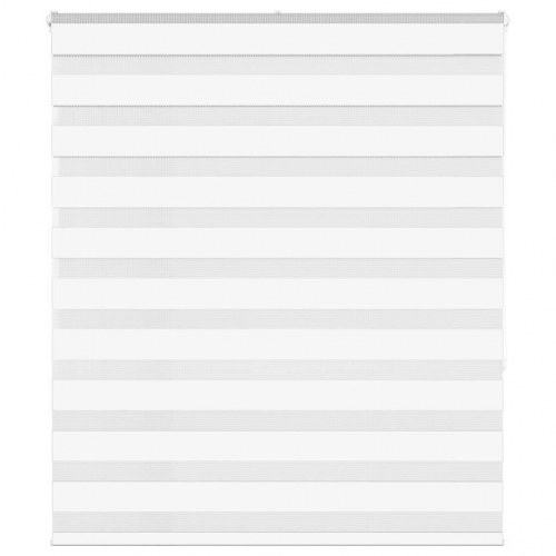 Zebragardin hvid 120×150 cm - stofbredde 115,9 cm, polyester