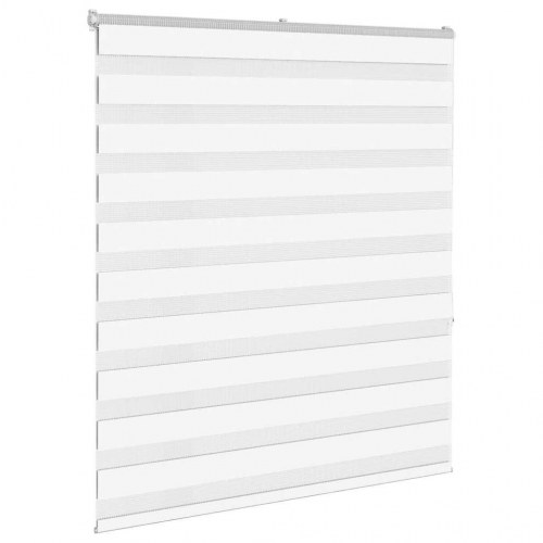 Zebragardin hvid 120×150 cm - stofbredde 115,9 cm, polyester