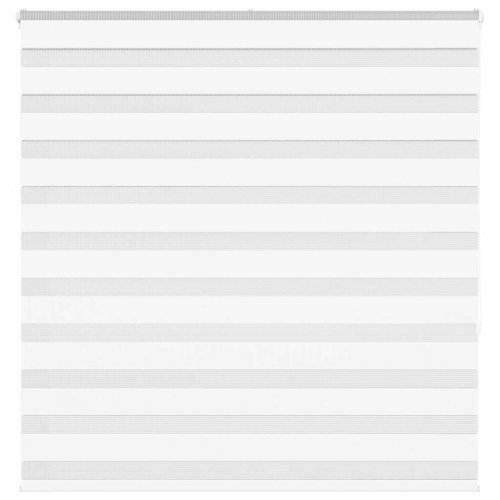 Zebragardin - hvid 150×150 cm, stofbredde 145,9 cm, polyester