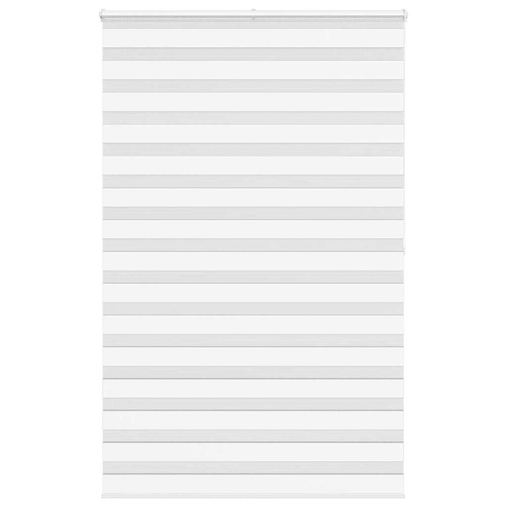 Zebragardin hvid 145x200 cm stofbredde 140,9 cm polyester