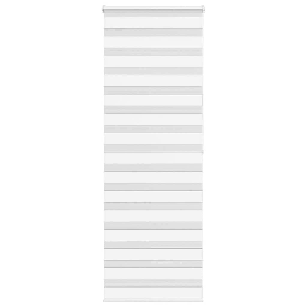 Zebragardin hvid 85x200 cm stofbredde 80,9 cm polyester