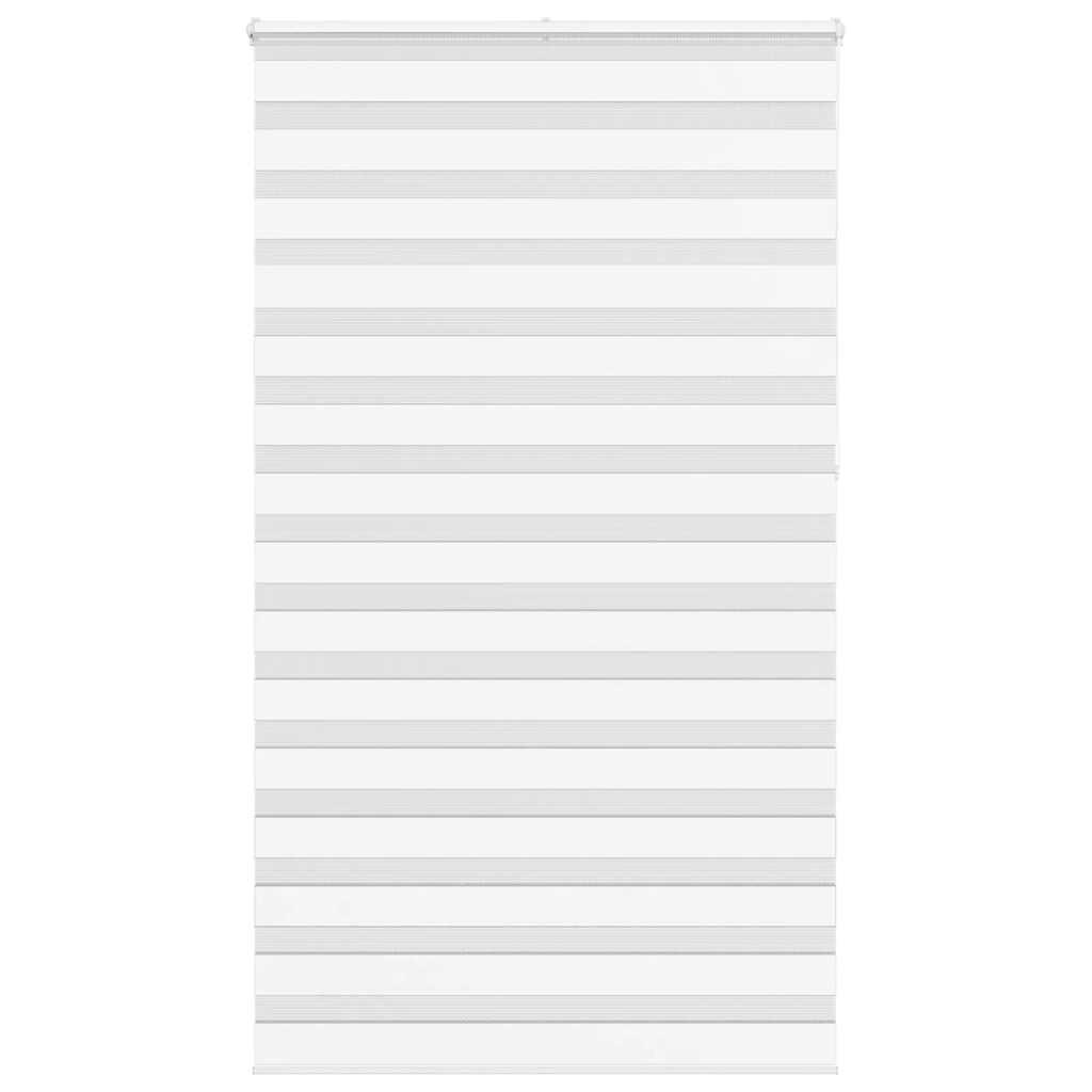 Zebragardin hvid 135x230 cm stofbredde 130,9 cm polyester