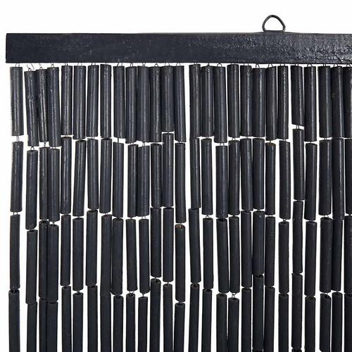 Insektgardin til døren 90x220 cm bambus mørkegrå