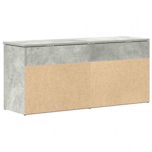 Skobænk 102×30,5×45 cm i konstrueret træ - betongrå