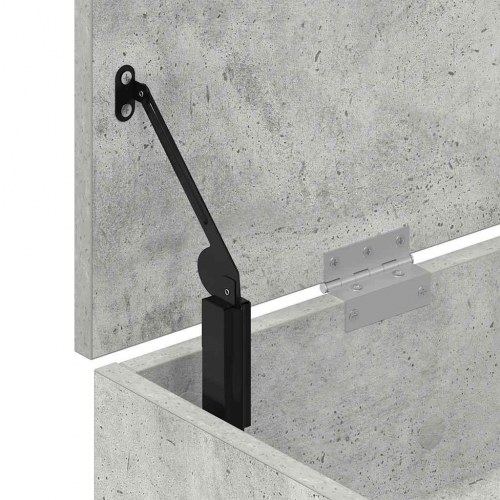 Skobænk 102×30,5×45 cm i konstrueret træ - betongrå