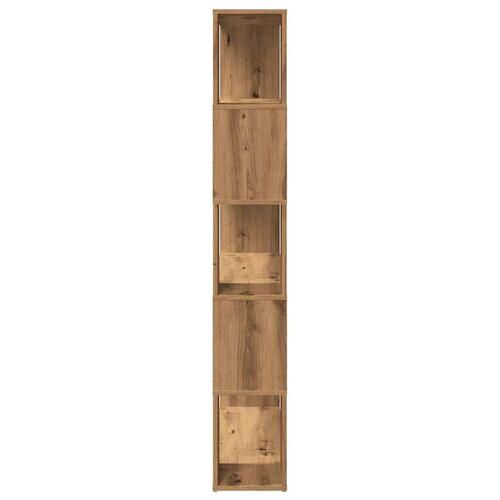 Bogreol/rumdeler 100x24x155 cm kunsteg