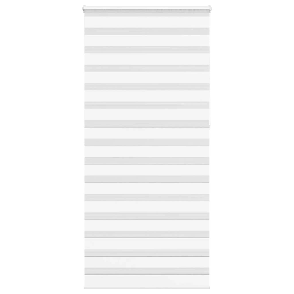 Zebragardin hvid 110x230 cm stofbredde 105,9 cm polyester