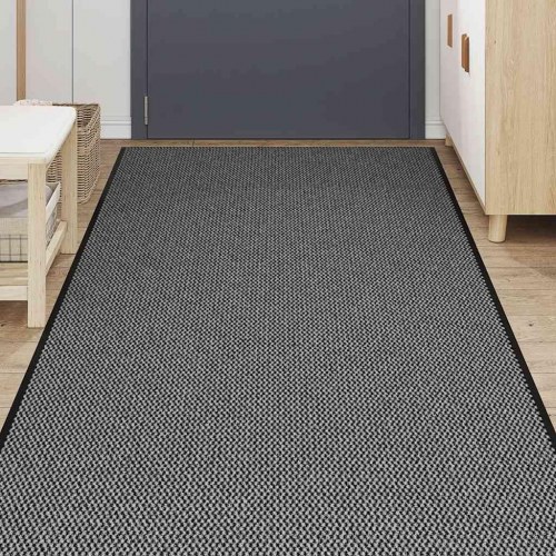Dørmåtte i antracit 115 × 500 cm - skridsikker og vaskbar