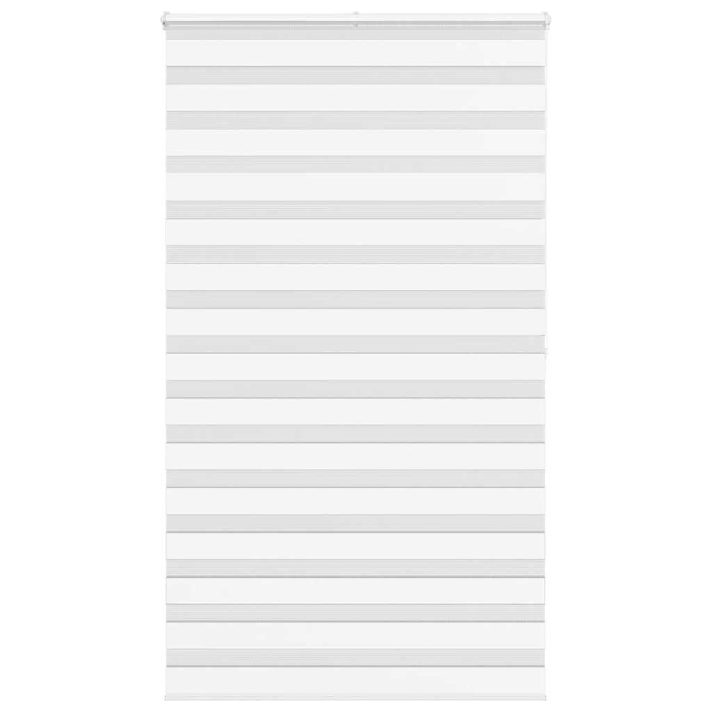 Zebragardin hvid 125x200 cm stofbredde 120,9 cm polyester