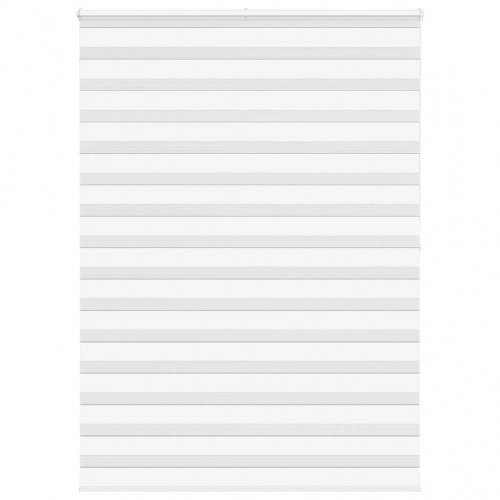 Zebragardin - hvid 155×200 cm, stofbredde 150,9 cm, polyester