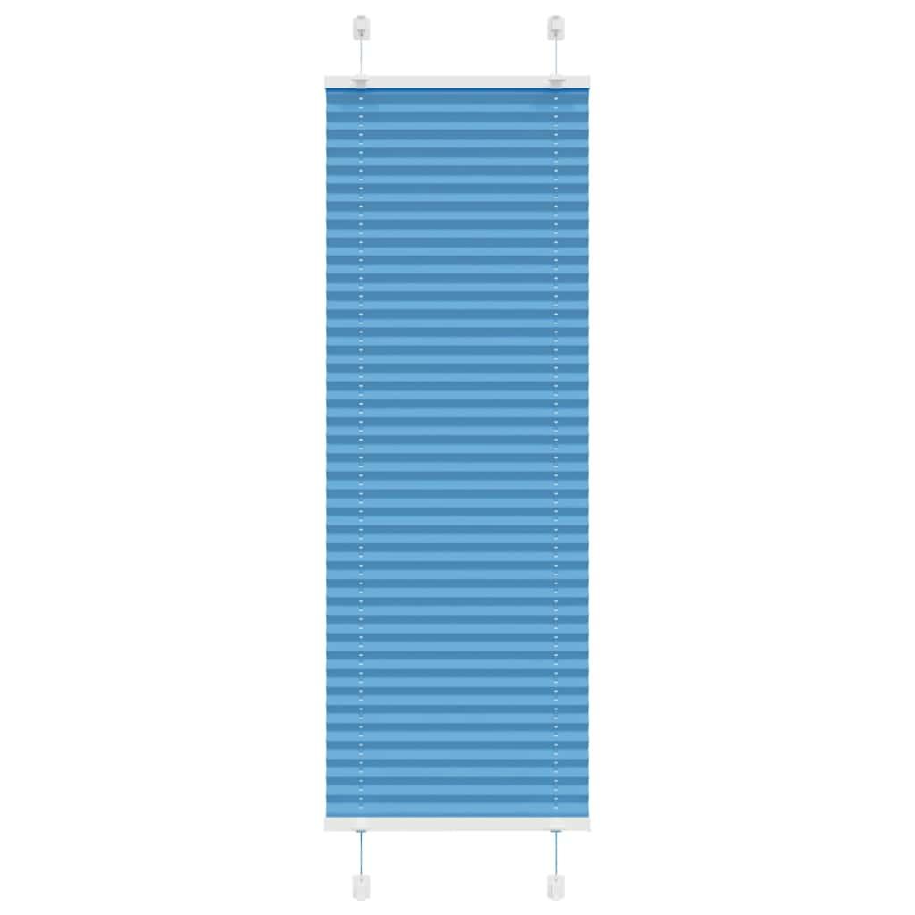 Plisségardin Blå 50x150 cm Stofbredde 49,4 cm Polyester