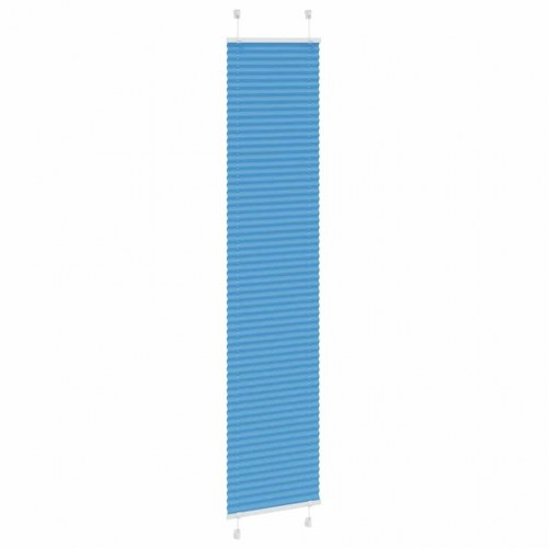 Plisségardin - blå 40×200 cm, stofbredde 39,4 cm, polyester
