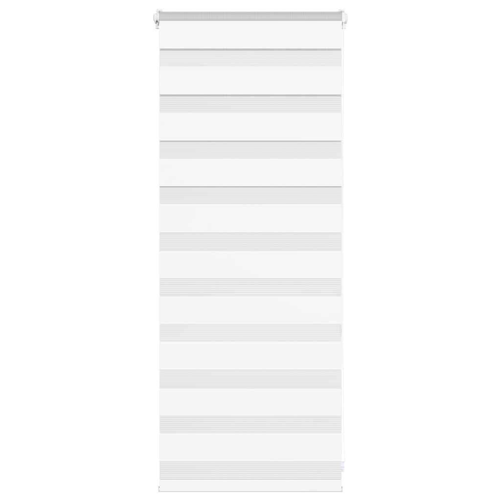 Zebragardin hvid 65x100 cm stofbredde 60,9 cm polyester