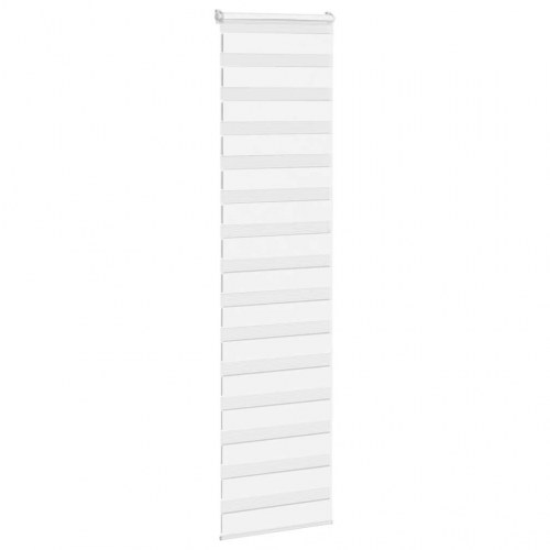 Zebragardin hvid 65×200 cm - stofbredde 60,9 cm, polyester