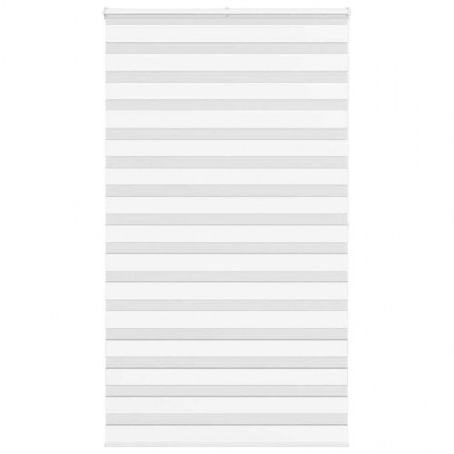Zebragardin - hvid 135×200 cm, stofbredde 130,9 cm, polyester