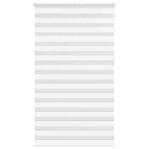 Zebragardin hvid 120x230 cm stofbredde 115,9 cm polyester