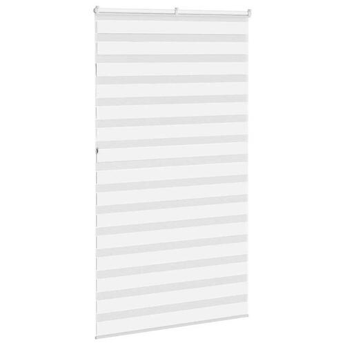 Zebragardin hvid 120x230 cm stofbredde 115,9 cm polyester