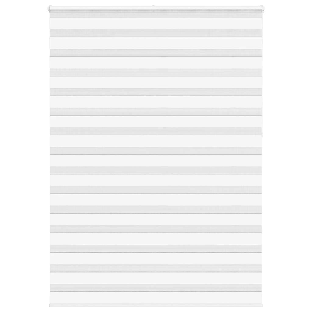 Zebragardin hvid 155x230 cm stofbredde 150,9 cm polyester