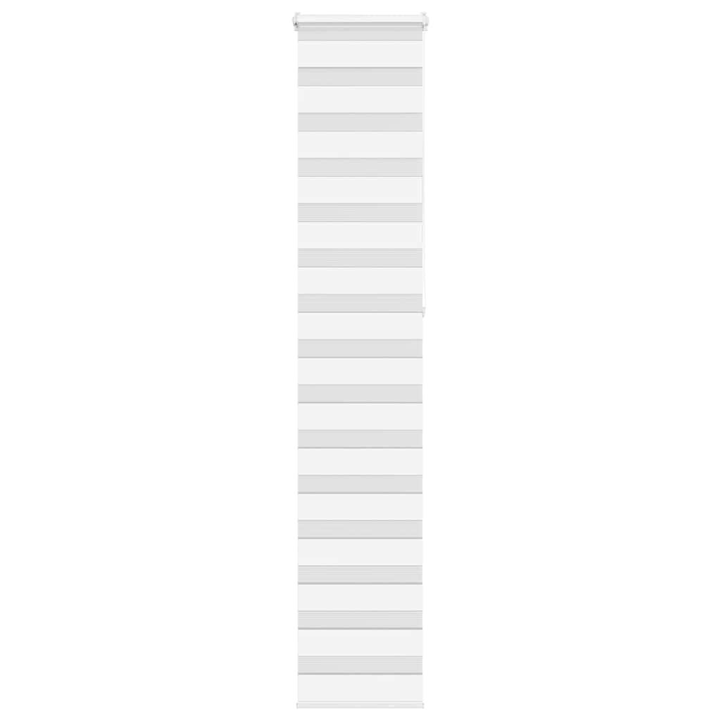 Zebragardin hvid 40x230 cm stofbredde 35,9 cm polyester