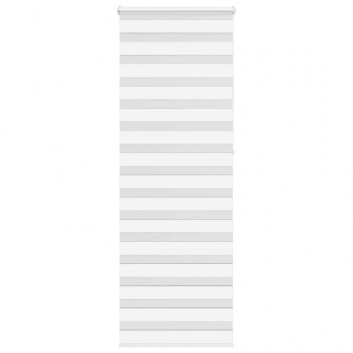 Zebragardin - hvid 90×230 cm, stofbredde 85,9 cm, polyester