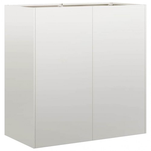 Plantekasse i rustfrit stål 80×40×80 cm - højbed til have og terrasse