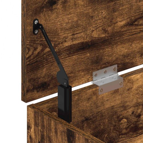 Skobænk 102×30,5×45 cm - konstrueret træ, røget egetræsfarve