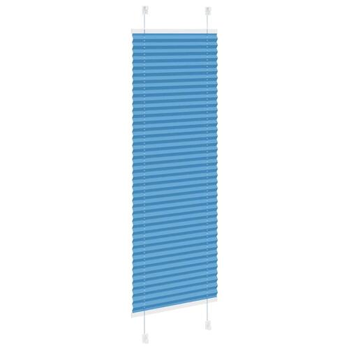 Plisségardin Blå 40x150 cm Stofbredde 39,4 cm Polyester