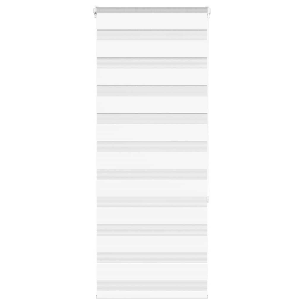 Zebragardin hvid 60x150 cm stofbredde 55,9 cm polyester billede